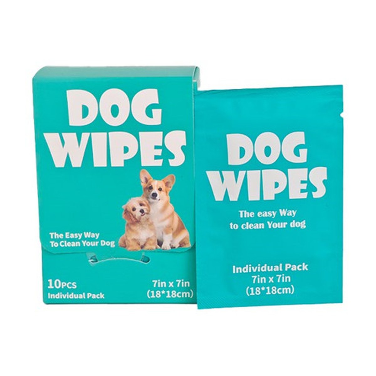 Naturemark individually packed pet wipes 10 count box