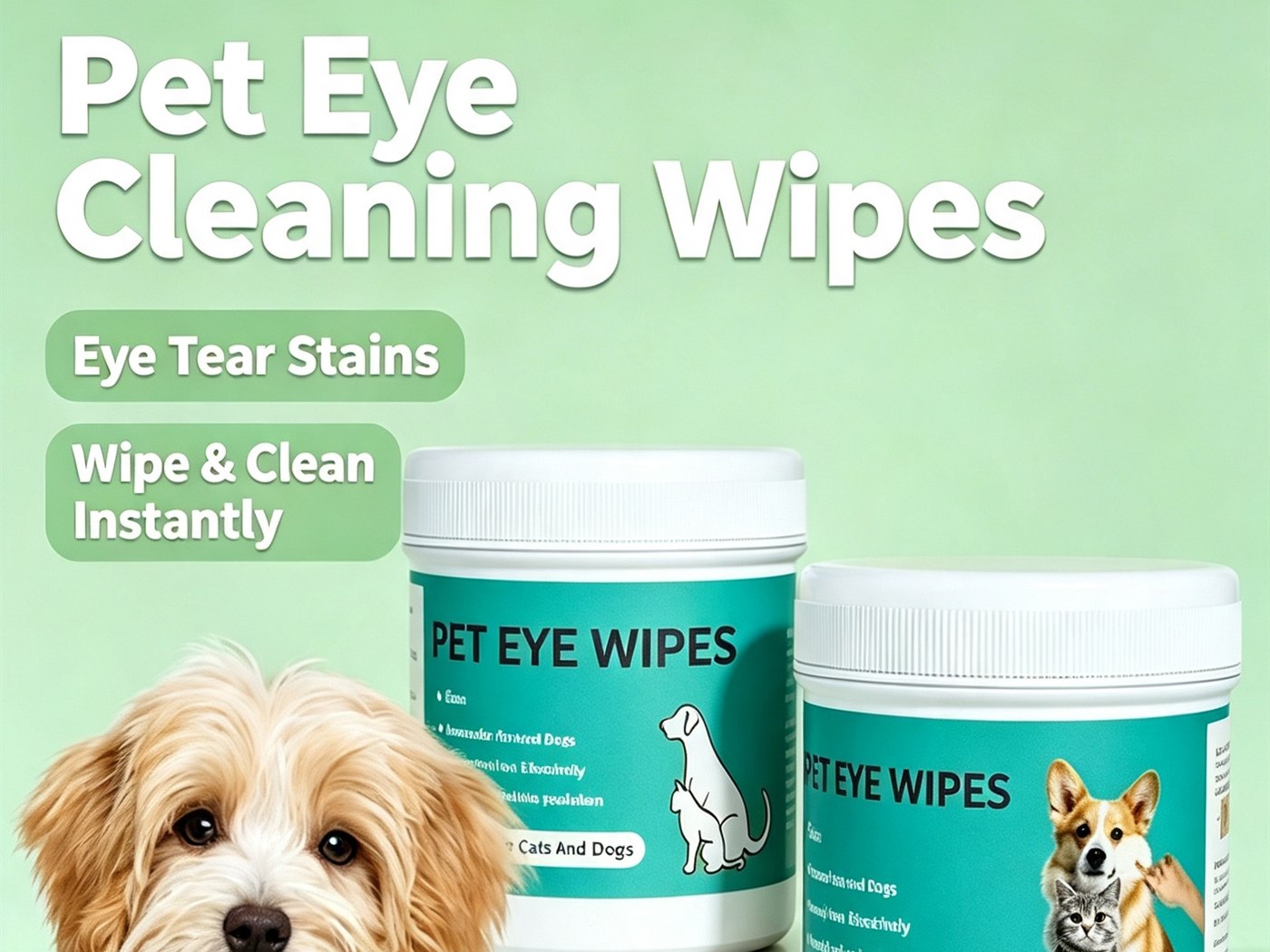Eye Tear Stain Wipes product view
