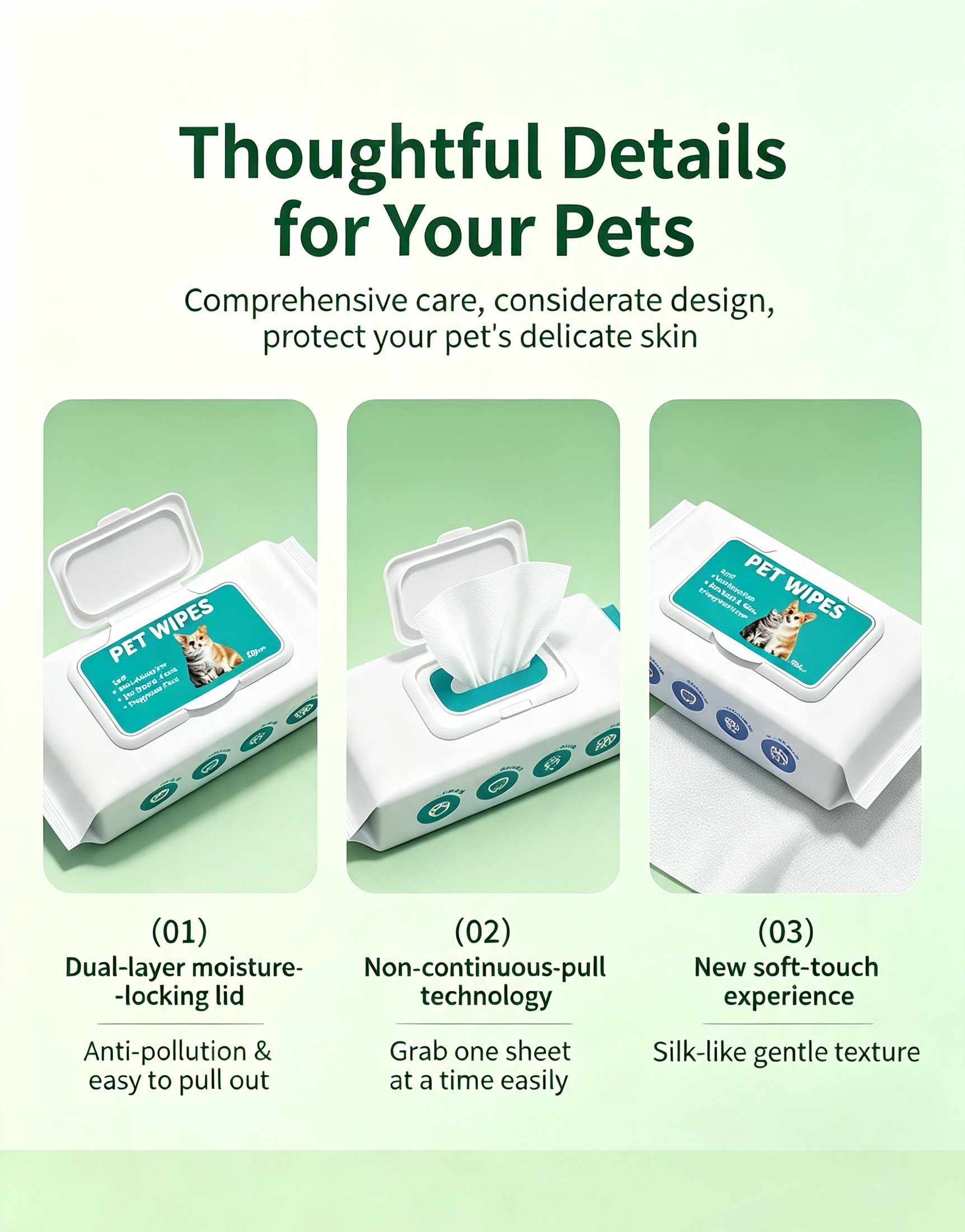 General Pet Cleaning Wipes product view